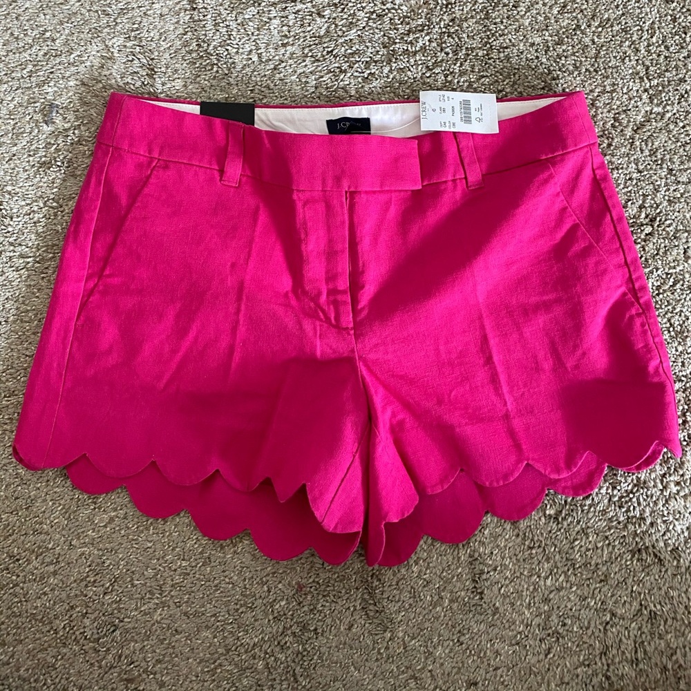 J.Crew scalloped shorts